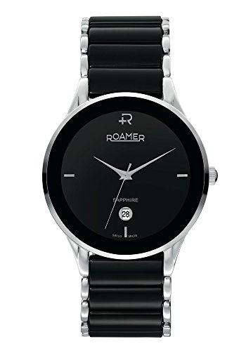 Roamer Men's Quartz Watch CERALINE 677972 SC2 with Metal Strap
