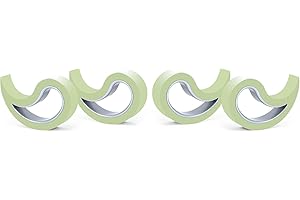 Stoppy Stoper do okien i drzwi, klin, hak, klamra do okien, zestaw 4 szt. (dostępny w 14 kolorach) (miętowy)