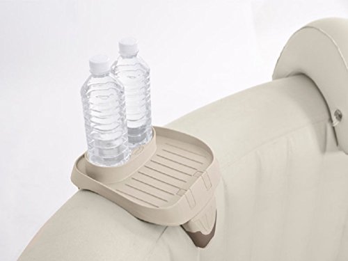Intex Whirlpoolzubehör Kunststoff-Getränkehalter für Pure SPA, beige, 26 x 22 x 18 cm - 4
