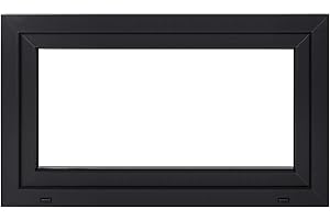 Premium Kunststofffenster Von Komforta - Kellerfenster Weiß/Anthrazit BxH 1000 x 600 mm - Garagenfenster/Gartenhaus Fenster BxH 100 x 60 cm 2- fach Verglast - Din Links-Funktion Dreh Kipp Fenster