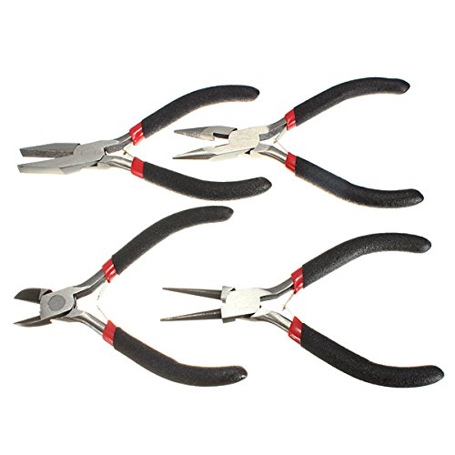 Preisvergleich Produktbild Ils - 4pcs gemischten Nadelrundzange Tool Kit Schmucksachen, die Werkzeug