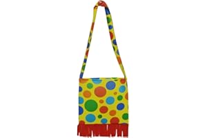 BESTOYARD Karneval Clown Tasche Masquarade Zirkus Kostüm Zubehör Cosplay Clown Schulter Punkte Tasche