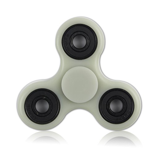 Light-absorbing Fidget Hand Spinner, Stress Reducer Relieves Anxiety and Boredom (White-Luminated) Light-absorbing Fidget Hand Spinner, Stress Reducer Relieves Anxiety and Boredom (White-Luminated)