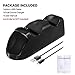 Produktbild iUcar Charging Dock Controller Fast Charger Station for Playstation 4 PS5/Pro/Slim Black