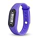 Produktbild SUNNSEAN Uhr,Run Step Watch Armband Schrittzähler Kalorienzähler Digital LCD Walking Distance (Lila)
