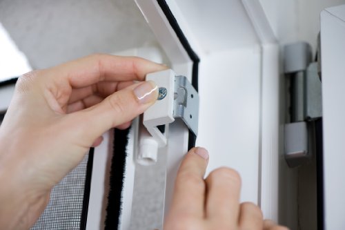 tesa Fliegengitter Adapter für tesa Alurahmen für Türen - 4