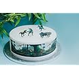Top That Edible Decor Sheet Dinosaur Jurassic Border Ribbon - Perfect for Decorating Larger Cakes- Easy to Use