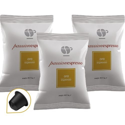 200 CIALDE CAPSULE LOLLO COMPATIBILI NESPRESSO MISCELA ORO ESPRESSO ORIGINALI