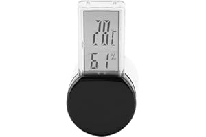 Cisixin Termometro Igrometro，Termometro per Rettili Termoigrometro Digitale，Adatto per la Misurazione della Temperatura dei Rettili