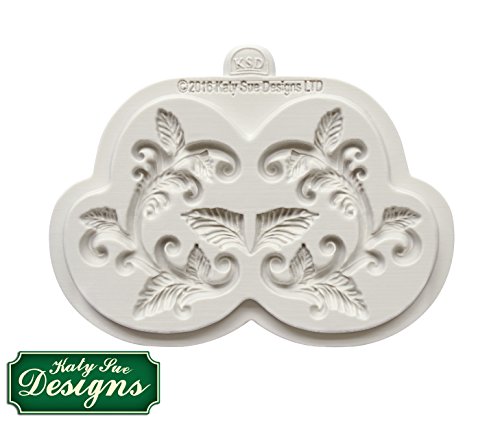 Leaf Flourish – Katy Sue Designs Silikonform für Tortendekorationen Cupcakes Fondant und Zuckerwaren - 2