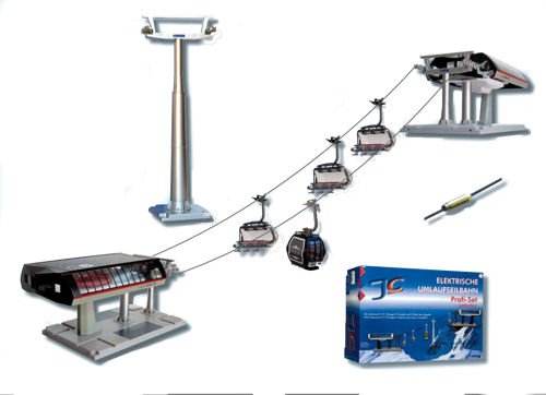 Preisvergleich Produktbild Jaegerndorfer jaegerndorferjc84494 Langewand Elektrische Materialseilbahn Spielzeug Fahrzeug
