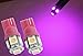 Produktbild W5W T10 501 Keil Capless LED SMD Xenon Pink Lila Frontlichter Seitenbeleuchtung Seitliche Standlicht Lichter Kennzeichenbeleuchtung Nummernschild Lampen 12v