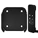 Price comparison product image Rukoy Wall Mount Bracket Holder for Apple TV 4/4K with Siri Remote Protective Case for Apple TV 4/4K(5th Gen) Black
