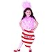 Produktbild Dress Up America 750-L - Zuckerwatte-Kostüm, 12-14 Jahre, Taille 91 cm, Größe 140 cm, mehrfarbig