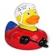 Produktbild HC-Handel 919922 Vinyl Badeente "Eishockeyspieler" 9 cm rot/weiß/blau