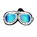 Produktbild Vintage Anti-UV Motorrad Roller Pilot Brille Helm Brille Motocross (Mehrfarbig)