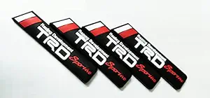 Silicone Sucker TRD Racing Development - TRD Sports R Series Anti Scratch Door Edge Rubber Guard Buffer Protectors for Cars - Original Type Door Guard for All Cars and Four Wheeler