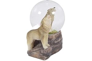 PIA INTERNATIONAL Glitzerkugel Wolf Schneekugel Tier Tiere Schneekugeln Wölfe