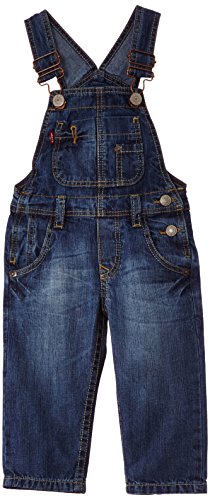 Levi's Kids Baby Boys 0-24m Levi's® Overall Dungarees, Blue (Indigo 46), 6-9 Months (Manufacturer Size: 9 Months)