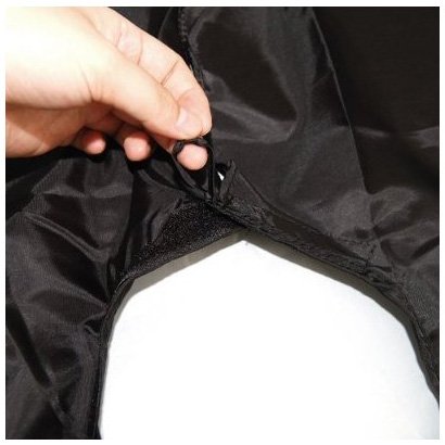 SODIAL(R) Schwarz Haare schneiden Friseur Friseure Barbers Cape-Kleid - 3