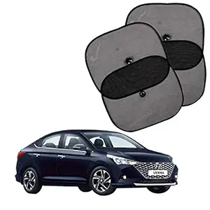 Car Window Shade, Auto Sunshade for Blocking UV Ray and Protecting Sunshade for Hyundai New Verna (Set of 4)
