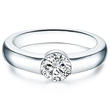 Silberschmuckring verziert mit Kristallen von Swarovski®