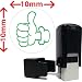 Produktbild PRIMARY Teaching Services 10 mm Mini "Thumbs up Schule Kennzeichnung Stempel