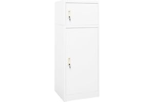 ZEYUAN Armadietto per Sella Bianco 53x53x140 cm in Acciaio,Ricreazione all'aperto,Equitazione,Accessori per finimenti per Cavalli,Accessori per Selle,Portasella(SPU:339599)