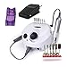 CoastaCloud Brand New 220V 18000-30000RPM White Professional Nails Salon Manicure Electric Nail Drill File Machine Kits with Pedal