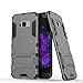 Produktbild SsHhUu Galaxy S8 Plus Hülle, S8+ Hülle, Stoßsichere Dual Layer Hybrid Tasche Schutzhülle mit Ständer für Samsung Galaxy S8 Plus 2017 / S8+ (6.2") Gray