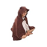 Très Chic Mailanda Halloween Kostüm Cartoon Tier Cape Mantel Jacke Cosplay Poncho Weich Klimaanlage Umhang (One Size, Rentier) - 