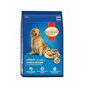 SMARTHEART Dry Adult Dog Food Chicken & Egg Flavour 10 KG.
