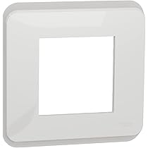 Unica Studio Color - plaque de finition - Prune liré Blanc - 1