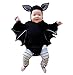 Produktbild Tomatoa Kleinkind Neugeborenes Baby Jungen Mädchen Halloween Cosplay Kostüm Strampler Hut Outfits Set Charakter Kostüm Kleid Outfit mit Hut