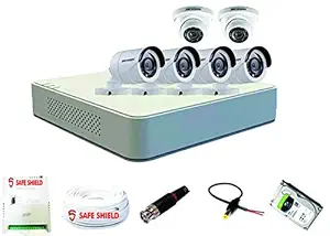 HIKVISION Infrared 1080p HD 2MP, 1MP Security Camera Kit, White