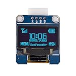 SunFounder 0.96" Inch Blue I2C IIC Serial 128x64 OLED LCD LED SSD1306 Module for Arduino Raspberry Pi Display