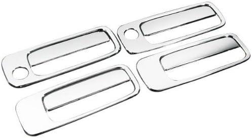 PSgiveU CH-01-0034 Mirror Chrome Side Door Handle Cavity Bowl Covers Trims