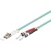 Produktbild Goobay OM3 Duplex Patchkabel LC/ST 0,5m aqua