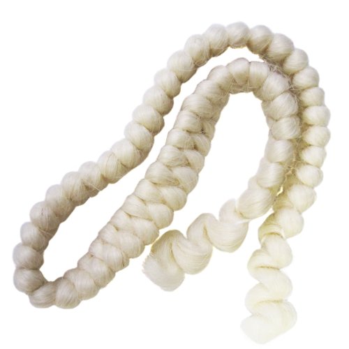 Preisvergleich Produktbild Mehron Crepe Hair 12-inch Braid (White) by Mehron