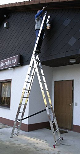 Krause Corda Alu VielzweckLeiter Treppenleiter 3×10 Sprossen Alu Stehleiter - 4