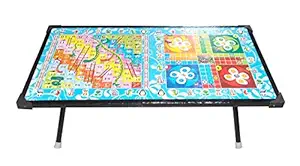 Kotak Sales Kids Wood Board Game Ludo Snake and Ladder Bed Study Table Birthday