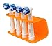 Produktbild Seemii Zahnbürsten Halter für Oral-B Elektrische Zahnbürsten Köpfe, passen 2 oder 4 Köpfe, Orange Mandarine (4 Köpfe)