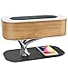 Price comparison product image Ampulla Bedside Lamp with Bluetooth Speaker and Wireless Charger, Sleep Mode Stepless Dimming