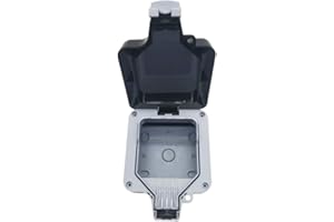 Deligo DWPS1E Weatherproof Outdoor Garden 1 Gang Single Empty Enclosure