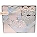 Really Cute 4 Piece Set By BeeBo Comprising Of Booties, Hat, Bodysuit And Photo Album Presented In Gift Box - Blue 0-3 Mths