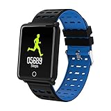 Chenang Bluetooth Smartwatch, Smartwatch Uhr,Intelligente Armbanduhr Kompatibel Smartphone Wasserdicht IP68 Android 4.4 und höher, iOS 9.0 und höher, Unterstützung für Bluetooth 4.1
