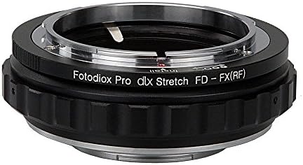 Fotodiox DLX Stretch Lens Mount Adapter – Canon FD &amp; FL 35 mm SLR Lens for Fujifilm Fuji X Series Mirrorless Camera Body with Macro Focusing Helicoid and Magnetic Drop In Filter