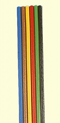 Preisvergleich Produktbild 5m Flachbandkabel 6-farbig, 6x0,14qmm