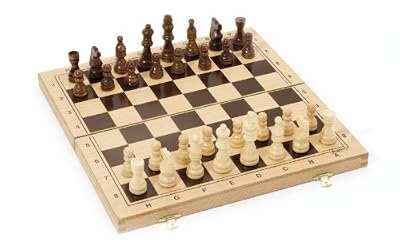 Jeujura - 8132 - Jeu de Société - Jeu d'échecs - Coffret Pliant