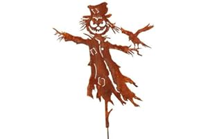 KLOCKE EDELROST DEKOR Decorazione da giardino patina spaventapasseri